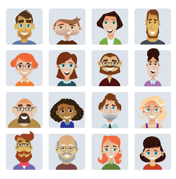 insanlar avatar vektör