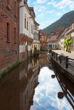 historic muehlgasse at annweiler village