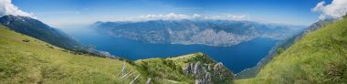 Monte baldo panorama görünüm, İtalya