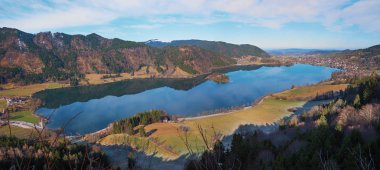 bavar Gölü schliersee için uyanık noktası hohenwaldeck görüntüleyin