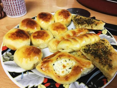 Lezzetli ev yapımı sağlıklı yemekler.