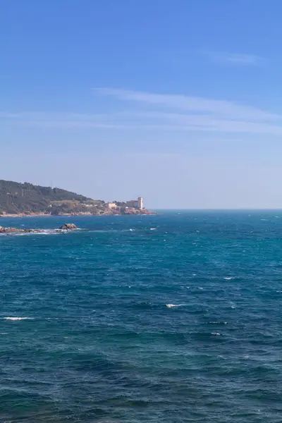 Boccale kasteel de zee in de buurt van Livorno in Toscane — Stockfoto