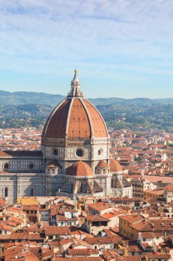 Floransa şehir ve katedral Santa Maria del Panoraması 