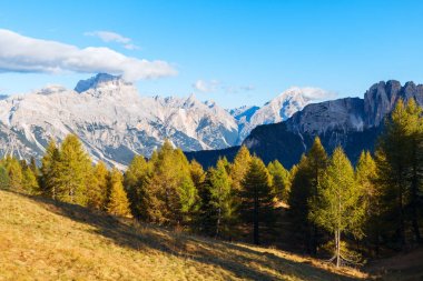 Dolomites dağ, Tofana tepe, Cinq güzel sonbahar renkleri