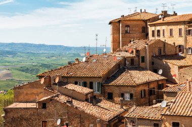 Volterra güzel ve rahat ortaçağdan kalma şehir