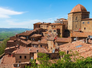Volterra güzel ve rahat ortaçağdan kalma şehir