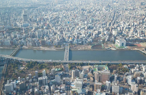 Vue de Tokyo depuis Tokyo Skytree — Photo