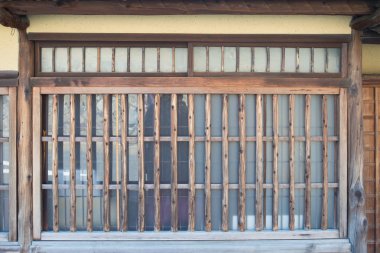 Nara, Japonya'nın geleneksel ahşap pencere