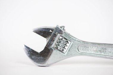 Beyaz arkaplanda ayarlanabilir anahtar