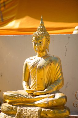 Wat Phra 'daki Altın Buda Tayland' ın Nongkhai şehrindeki Bang Phuan