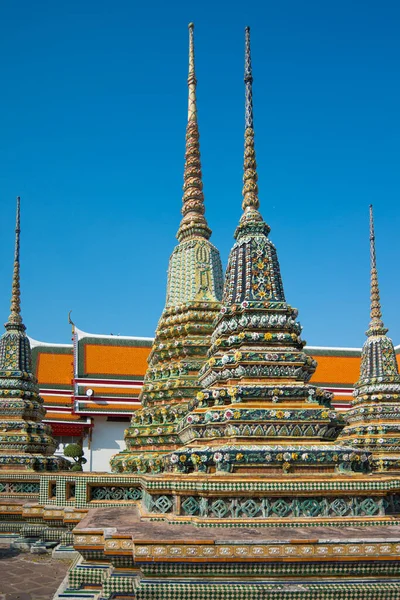 Old Pagoda Wat Phra Chettuphon Wimon Mangkhalaram Wat Pho Bangkok — Stock Photo, Image