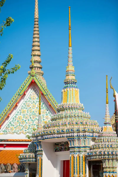 Wat Phra Chettuphon Daki Eski Pagoda Wimon Mangkhalaram Wat Pho — Stok fotoğraf