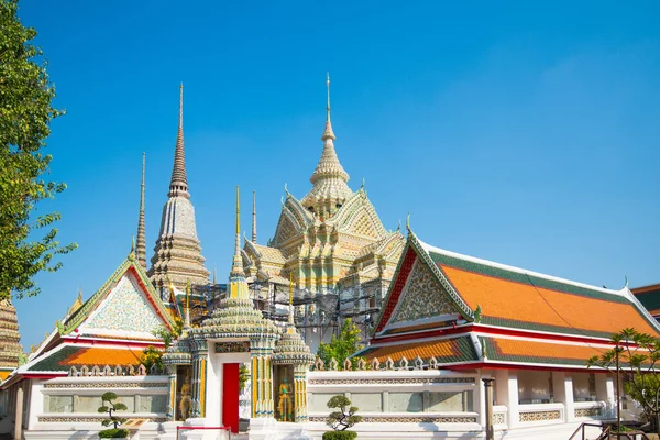 Pagoda Kerk Wat Phra Chettuphon Wimon Mangkhalaram Wat Pho Bangkok — Stockfoto