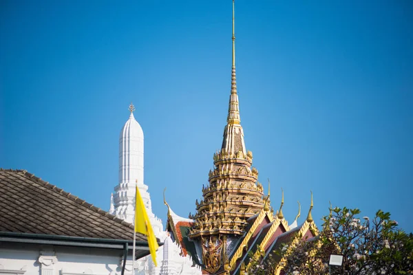 Bangkok Thailand 2019 December Details Building Wat Phra Kaew Temple — 图库照片