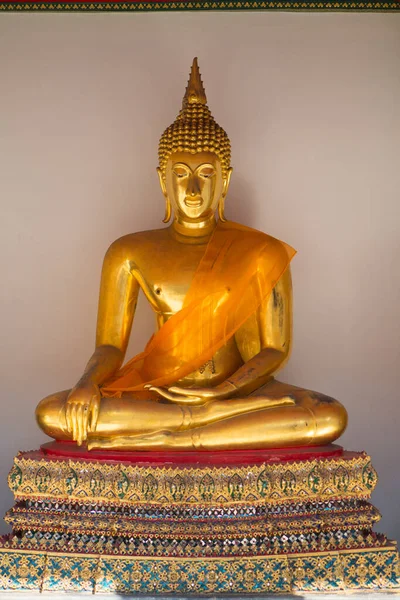 Buddha Oro Wat Phra Chettuphon Wimon Mangkhalaram Wat Pho Bangkok — Foto Stock