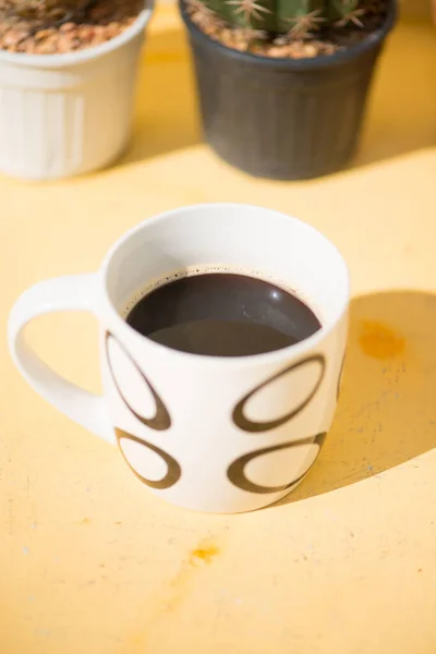 Closed Black Coffee Cup — Stock Photo, Image