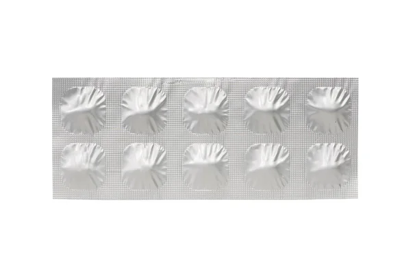 Medical Tablet Aluminum Foil Strip — Stock Photo, Image