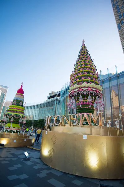 Bangkok Thailand Jul 2019 Außerhalb Des Iconsiam Fluss Icon Siam — Stockfoto