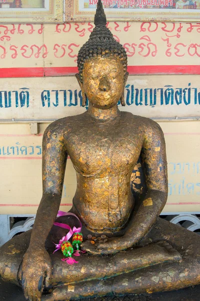 Nakhon Pathom Thailand Jan 2019 Old Buddha Wat Klang Bang — стоковое фото