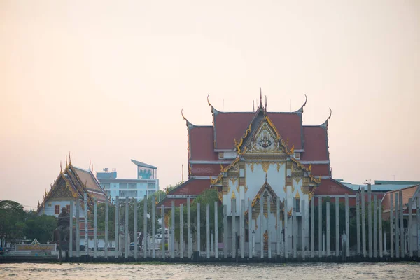 Bangkok Thailand Dec 2018 Bekijk Wat Rakang Kositaram Woramahawihan Tempel — Stockfoto