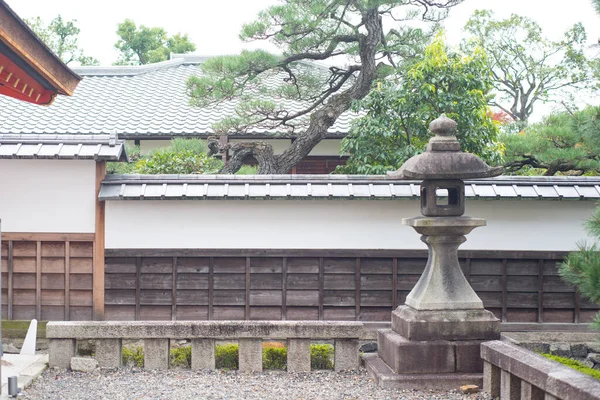 Stenen Lantaarn Fushimi Inari Taisha Heiligdom Kyoto Japan — Stockfoto