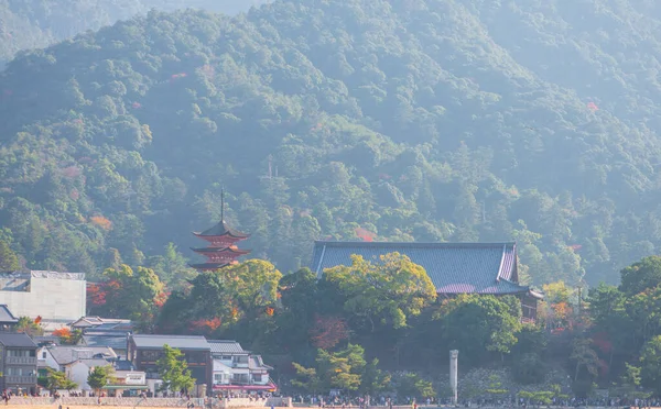 Vue Mer Île Miyajima Hiroshima Japon — Photo