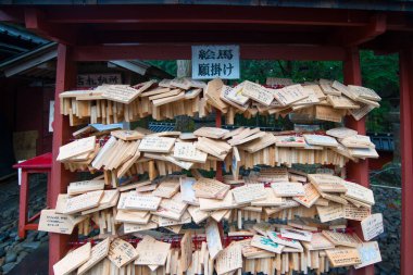 NIKKO, JAPONYA - Kasım 09, 2018: Toshogu Tapınağı Japonya 'nın Nikko kentindeki Unesco Dünya Mirası