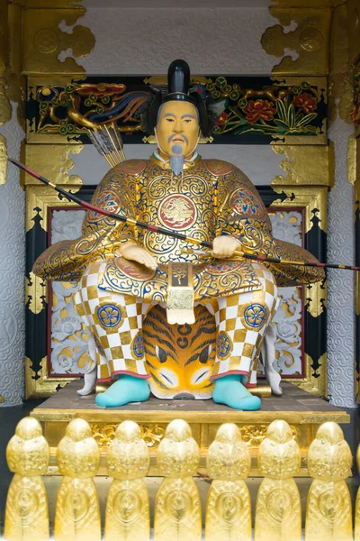 Statua Dello Shogun Ieyasu Santuario Toshogu Nikko Giappone — Foto Stock