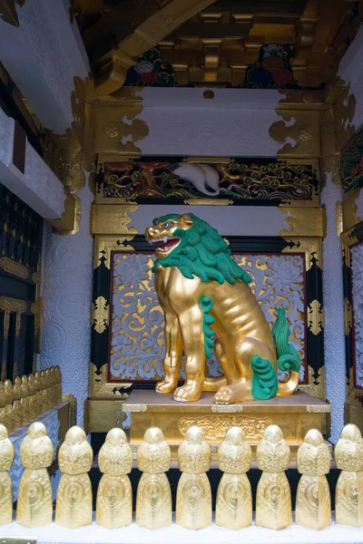 Chiness Lion Toshogu Shrine Unesco World Heritage Site Nikko Japan — Stock Photo, Image