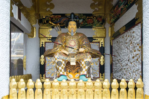 Standbeeld Van Shogun Ieyasu Toshogu Shrine Nikko Japan — Stockfoto