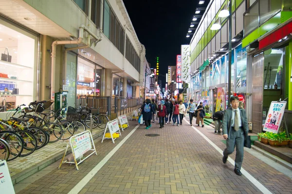 Tóquio Japão Novembro 2018 Mercado Ameyoko Noite Está Localizado Ueno — Fotografia de Stock