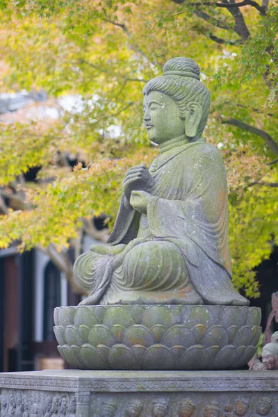 Buddhistische Steinstatuen Des Hase Dera Tempels Kamakura Japan — Stockfoto