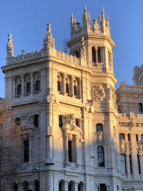 Madrid Belediye Binası 'nı kapatın.