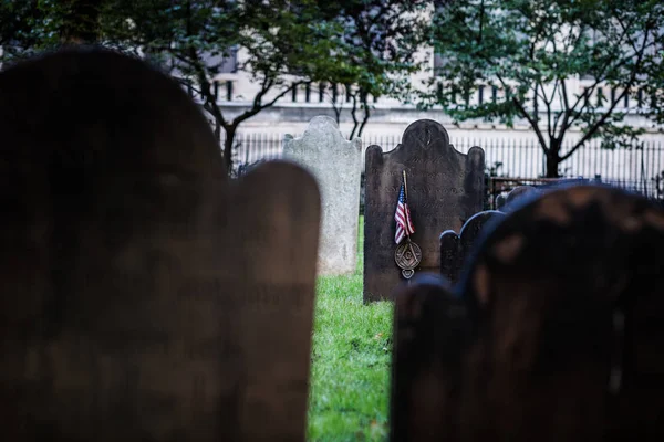 Trinity Church Cemetary in New York — Stock Photo, Image