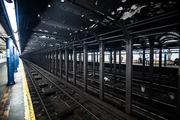 Stacja metra w Nowym Jorku — Zdjęcie stockowe