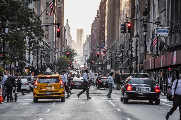 Lexington Crowdy Avenue em Nova York — Fotografia de Stock