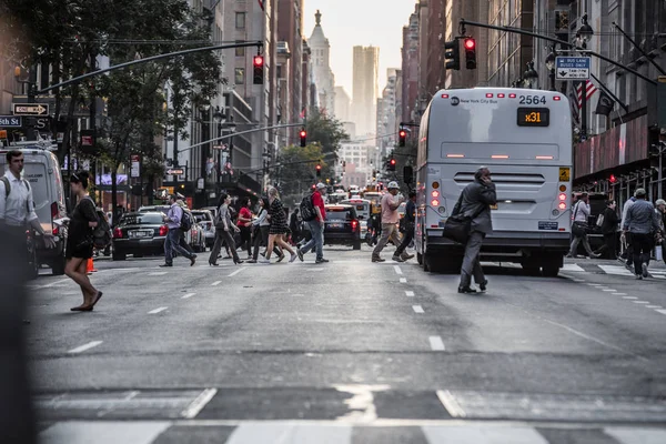 Lexington Crowdy Avenue in New York — Stockfoto