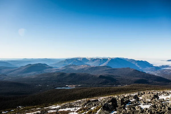 Topo da Montanha Richardson no Parque Nacional — Fotografia de Stock