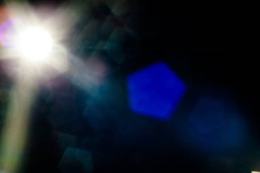 Lens Flare Studio arka plan üzerinde ateş