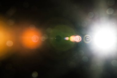 Lens Flare Studio arka plan üzerinde ateş