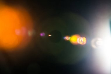 Lens Flare Studio arka plan üzerinde ateş