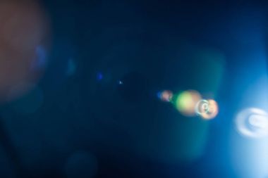 Lens Flare Studio arka plan üzerinde ateş