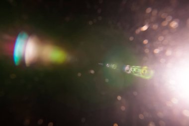 Lens Flare Studio arka plan üzerinde ateş