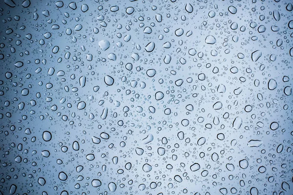 Streszczenie krople deszczu na szkło tekstura — Zdjęcie stockowe