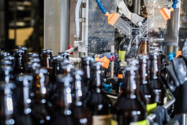 Şişe konveyör yıkama