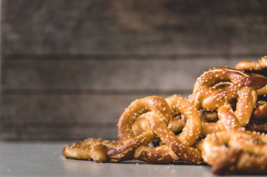 Taze simit yığını