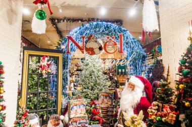 Noel sonsuz butik ve vitrin eski Montreal 26 olduğunu