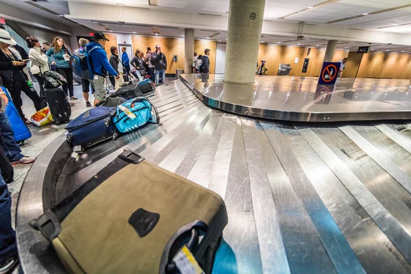 San Andres Island Colombia March 30Th 2017 Arrival Luggages Montreal — Stock Photo, Image