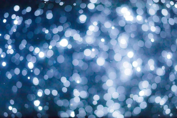 Abstract Blurry Snowflakes Bokeh Overlay Filter Effect Bright Xmas Background — Stock Photo, Image