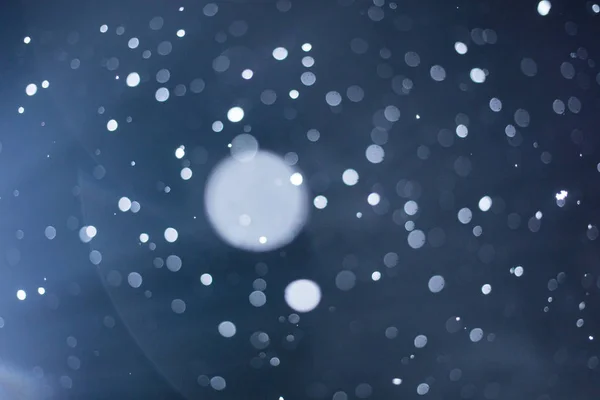 Вспышки Размытые Снежинки Фон Фильтра Время Снежной Бури Ночью Лицензионные Стоковые Фото
